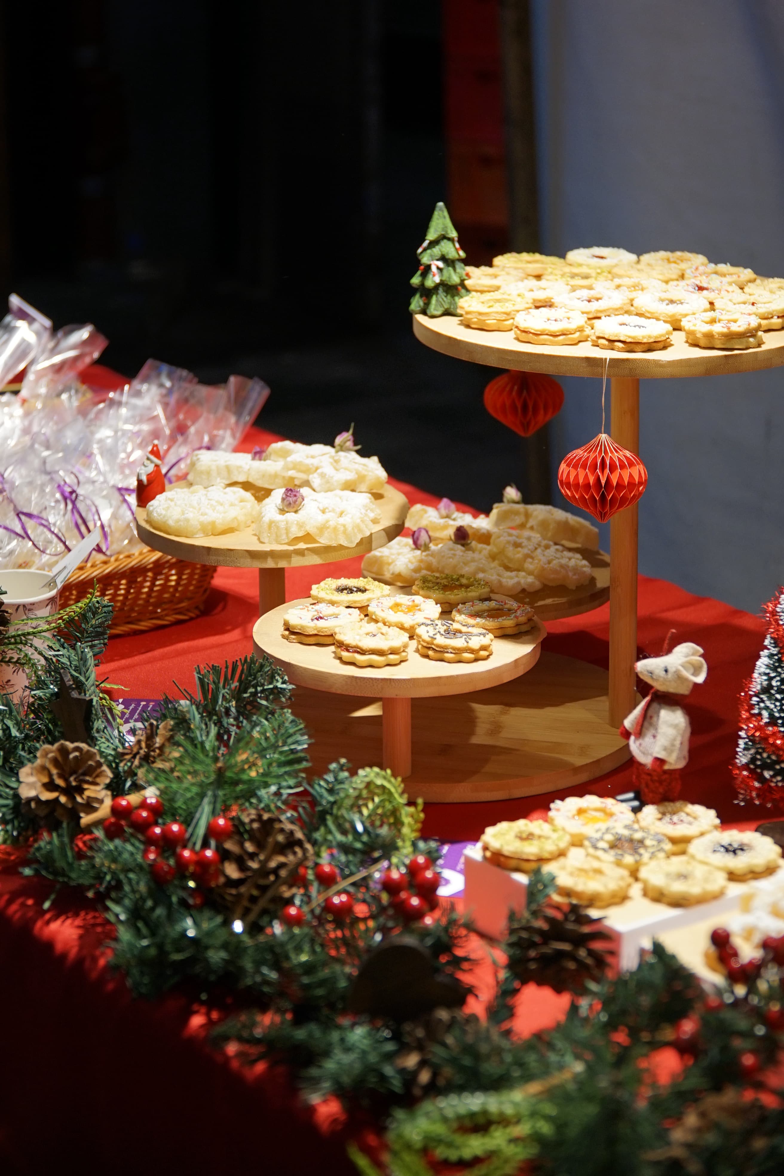 A box of beautifully packaged Persian cookies, perfect for a gift.
