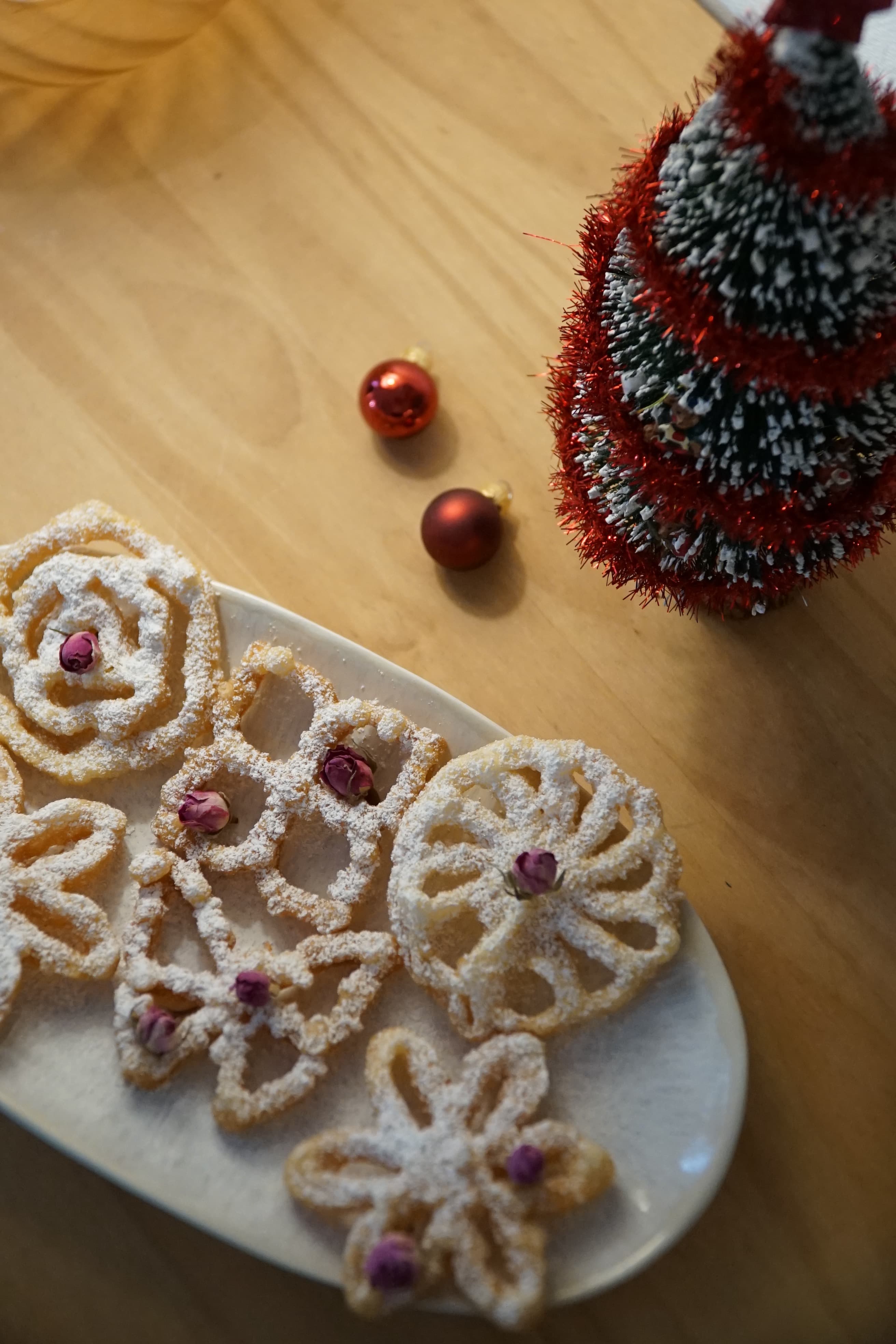 A variety of Persian sweets arranged on a platter.